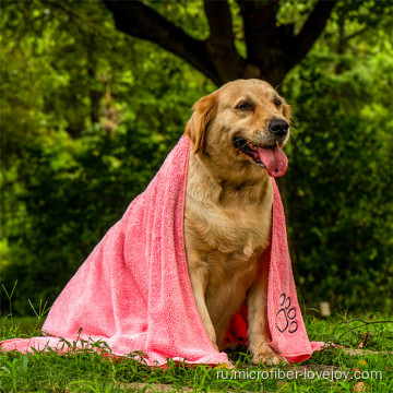 Изготовленное на заказ быстросохнущее банное полотенце из микрофибры для собак